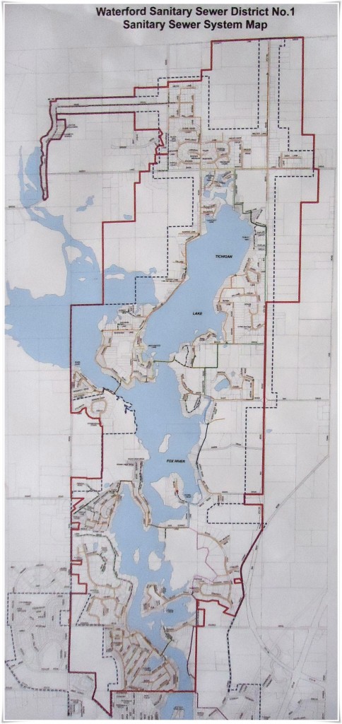 Waterford Sanitary District #1 Area Map