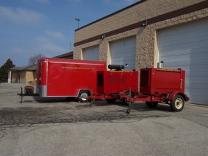 Waterford Sanitary District emergency trailers